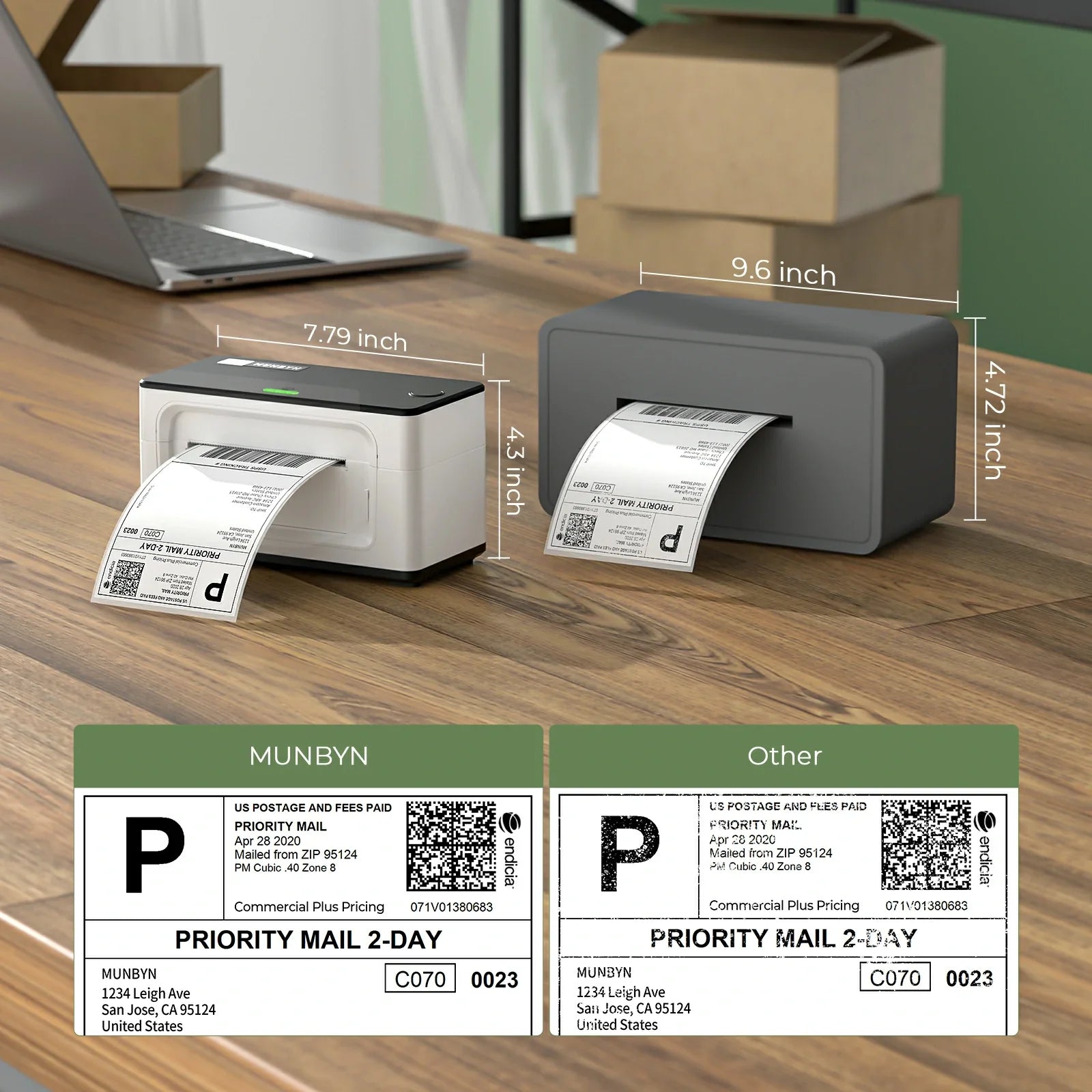 MUNBYN RealWriter 941 Thermal Shipping Label Printer